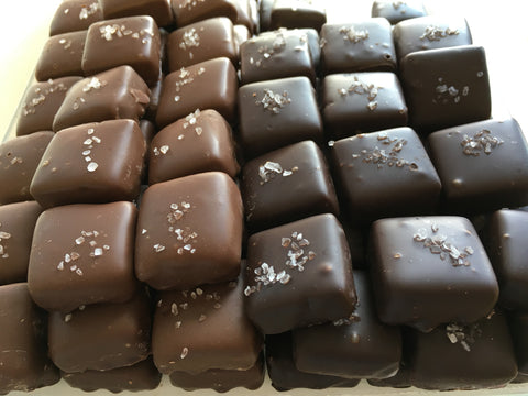 Chocolate Covered Sea Salt Caramels