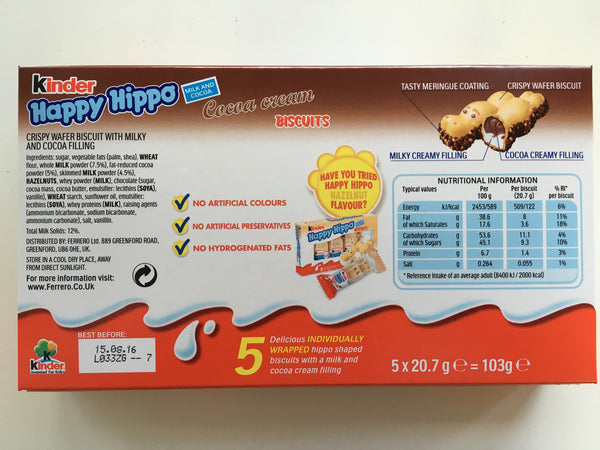 Kinder Happy Hippo COCOA Cream